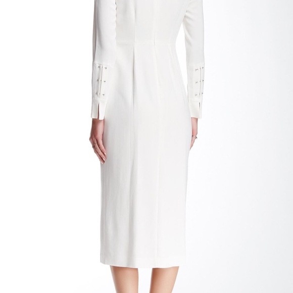 NWT $595 A.L.C. 'Duncan' Crepe Barbell Midi Dress in size 2! - Picture 4 of 7